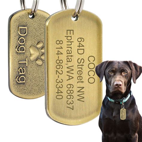 personalised dog id tags australia